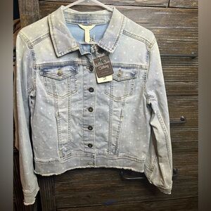 ❤️Matilda Jane Polka Dot Denim Jacket